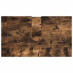 vidaXL Ensemble de mobilier de salle de bain 4 Pièces Chêne fumé