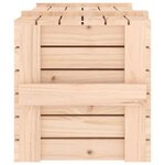 vidaXL Boîte de rangement 91x40 5x42 cm Bois massif de pin