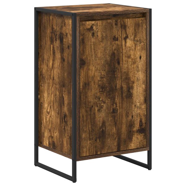 vidaXL Buffet Chêne Fumé 43 x 36 x 75 5 cm Bois d'ingénierie