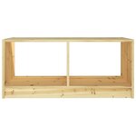 vidaXL Table basse 75x50x33 5 cm Bois de sapin massif