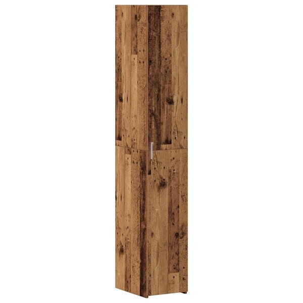 vidaXL Haut Armoire 2 Pièces Bois ancien 30 x 42 5 x 185 cm