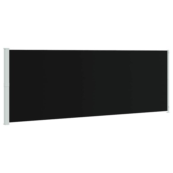 vidaXL Auvent latéral rétractable de patio 220x600 cm Noir