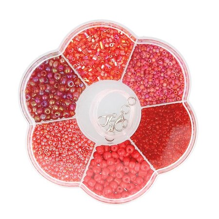 Set Perles Rouges - Plastique