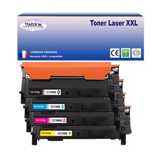 4 Toners  compatibles avec Samsung CLT-404S pour Samsung XPress C483W (Noire + Couleur) - T3AZUR