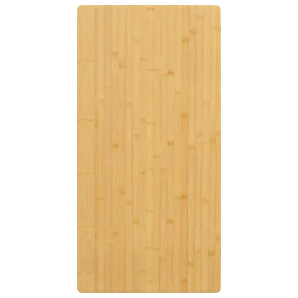 vidaXL Dessus de table 50x100x2 5 cm bambou