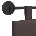 vidaXL Tête de lit suspendue Tissu
