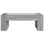 vidaXL Table basse Gris Sonoma 110 x 50 x 41 cm Bois d'ingénierie