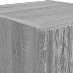 vidaXL Meuble TV mural Gris Sonoma 30 x 31 x 100 cm Bois d'ingénierie