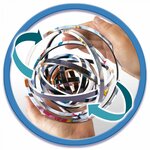 Round 3D puzzle Abstract art