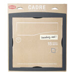 Cadre d'encastrement gris anthracite 7016m