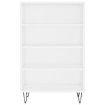 vidaXL Buffet haut blanc 57x35x90 cm bois d'ingénierie