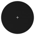 vidaXL Tapis de saut Tissu Noir pour trampoline rond de 4 27 m