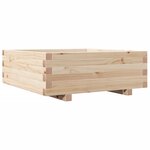 vidaXL Jardinière 70x70x26 5 cm bois de pin massif