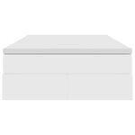 vidaXL Lit avec rangement et matelas Blanc 120 x 190 cm Simili cuir