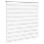 vidaXL Store zèbre blanc 145x150 cm largeur du tissu 140 9cm polyester