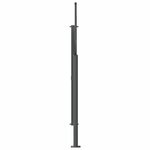vidaXL Store latéral rétractable 100  polyester fer acier