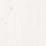 vidaXL Dessus de bureau blanc 100x60x2 5 cm bois massif de pin