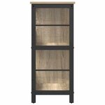 vidaXL Étagère Chêne Sonoma 102 x 32 x 72 5 cm Bois d'ingénierie