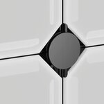 vidaXL Cubes de rangement 12 Pièces avec portes noir PP