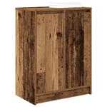 vidaXL Armoire à chaussures vieux bois 57x34x76 cm bois d'ingénierie