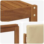 vidaXL Ensemble de canapés d'extérieur 8 Pièces Naturel et Beige