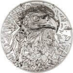 Pièce de monnaie en Argent 20 Dollars g 93.3 (3 oz) Millésime 2024 Silver Burst SILVER BURST