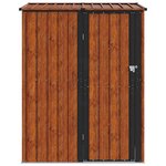 vidaXL Cabanons de jardin Marron 153 5 x 86 x 200 cm Métал