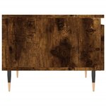 vidaXL Tables basses 2 Pièces chêne fumé 50x46x35 cm bois d'ingénierie