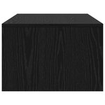 vidaXL Bureau mural Chêne noir 100 x 45 x 30 cm Bois d'ingénierie
