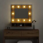 vidaXL Armoire Miroir avec étagère chêne artisanal 62 x 31 5 x 62 cm