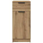 Armoire de bureau moderne chêne artisanal rangement polyvalent 33 x 50 x 75 cm en bois d'ingénierie beige 02_0050997