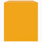 vidaXL Meuble TV jaune moutarde 67x39x44 cm acier