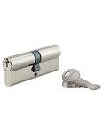THIRARD - Cylindre de serrure double entrée HG5 anti-arrachement 40x40mm nickelé 3 clés - THIRARD