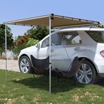 vidaXL Auvent de camping-car et caravane 1 8x2x2 15 m Beige
