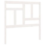 vidaXL Tête de lit Blanc 95 5x4x100 cm Bois massif de pin