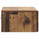 vidaXL Cabinet de chevet mural Bois ancien 49 x 34 5 x 20 cm