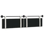 vidaXL Tête de lit suspendue Blanc Simili cuir