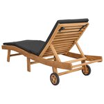 vidaXL Transat Polyester Brun et gris foncé