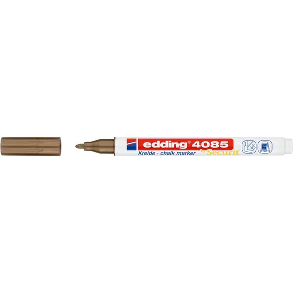 Marqueur Craie Liquide 4085 Cuivre Pointe Ronde 1-2 mm EDDING