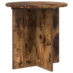 vidaXL Support de Plante 2 pièces Chêne fumé 40 x 40 x 40 cm