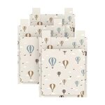 Flexa DAWN Poches de rangement pour lit Motif montgolfieres