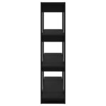 vidaXL Bibliothèque/Séparateur de pièce Noir 100x30x123 5 cm