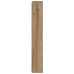 vidaXL Cabinet de Tête de Lit chêne artisanal Bois d'ingénierie