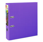 Classeur à levier Prem'Touch dos 80mm A4 violine EXACOMPTA
