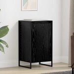 vidaXL Buffet Chêne noir 43 x 36 x 75 5 cm Bois d'ingénierie