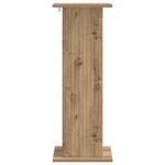vidaXL Support de Plante 2 pièces Chêne artisanal 30 5 x 30 x 80 5 cm