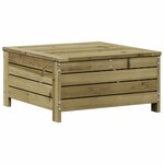 vidaXL Salon de jardin 6 Pièces avec coussins bois de pin imprégné