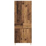 vidaXL Haut Armoire Bois Ancien 69 5 x 34 x 180 cm Bois d'ingénierie