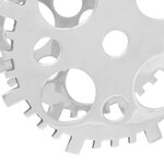 vidaXL Étagère à vin Argent 39 x 39 x 14 cm Aluminium