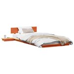 vidaXL Cadre de lit Marron 80 x 200 cm bois